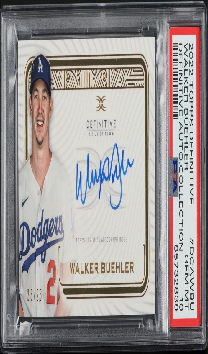 Walker Buehler 2022 topps Topps Definitive Collection