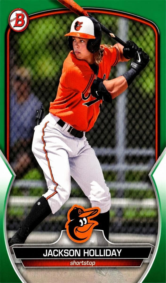 Jackson Holliday 2023 bowman Bowman Draft