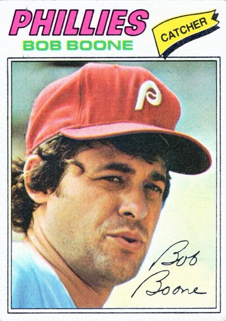Bob Boone 1977 topps Topps