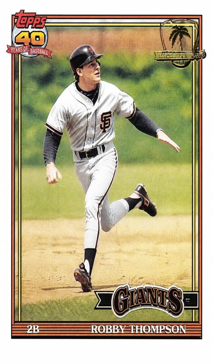 Robby Thompson 1991 topps Topps