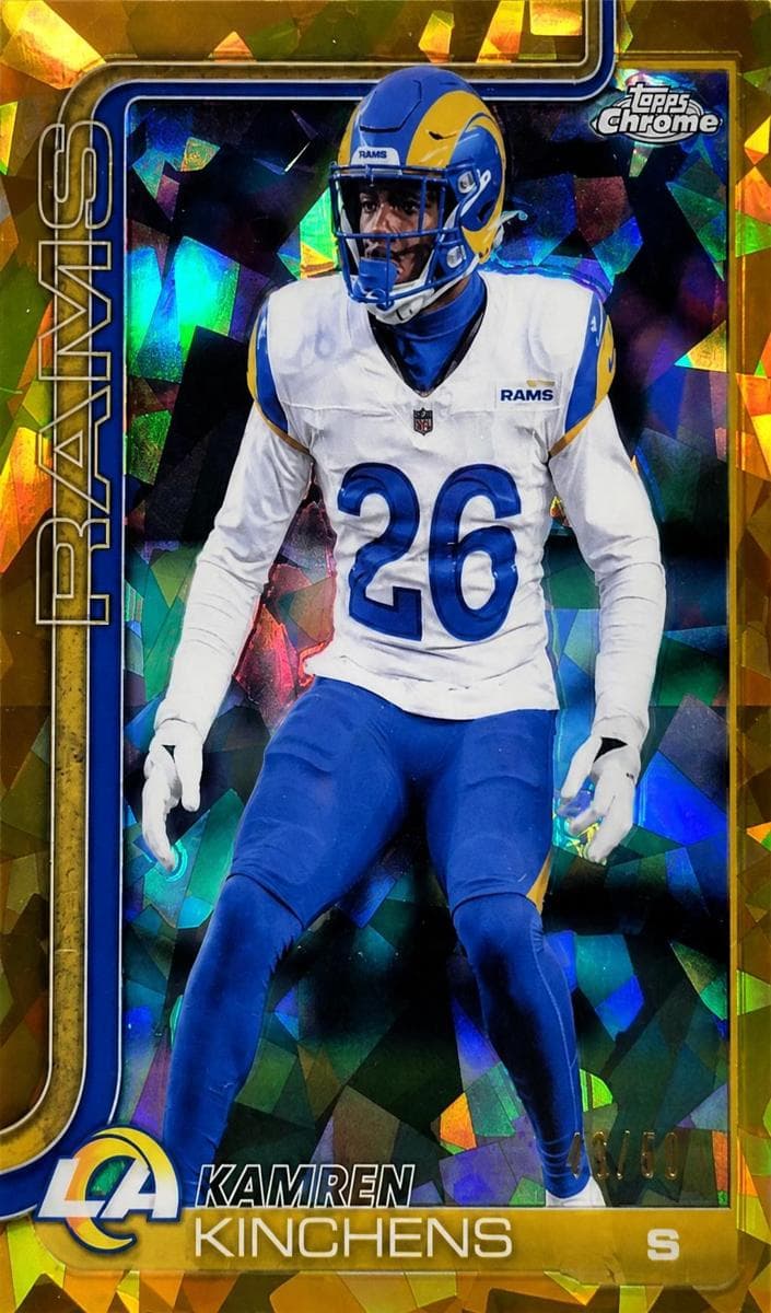 Kamren Kinchens 2025 topps Topps Chrome Sapphire