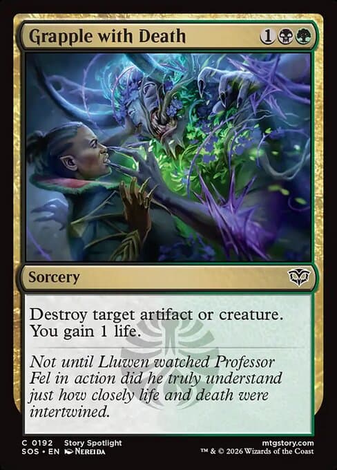 Grapple with Death 2026 Magic: The Gathering Secrets of Strixhaven Foil