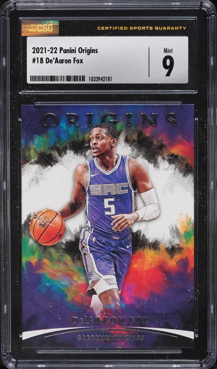 De'Aaron Fox 2021 panini Panini Origins