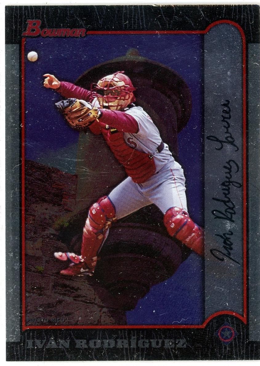 Ivan Rodriguez 1999 bowman Bowman