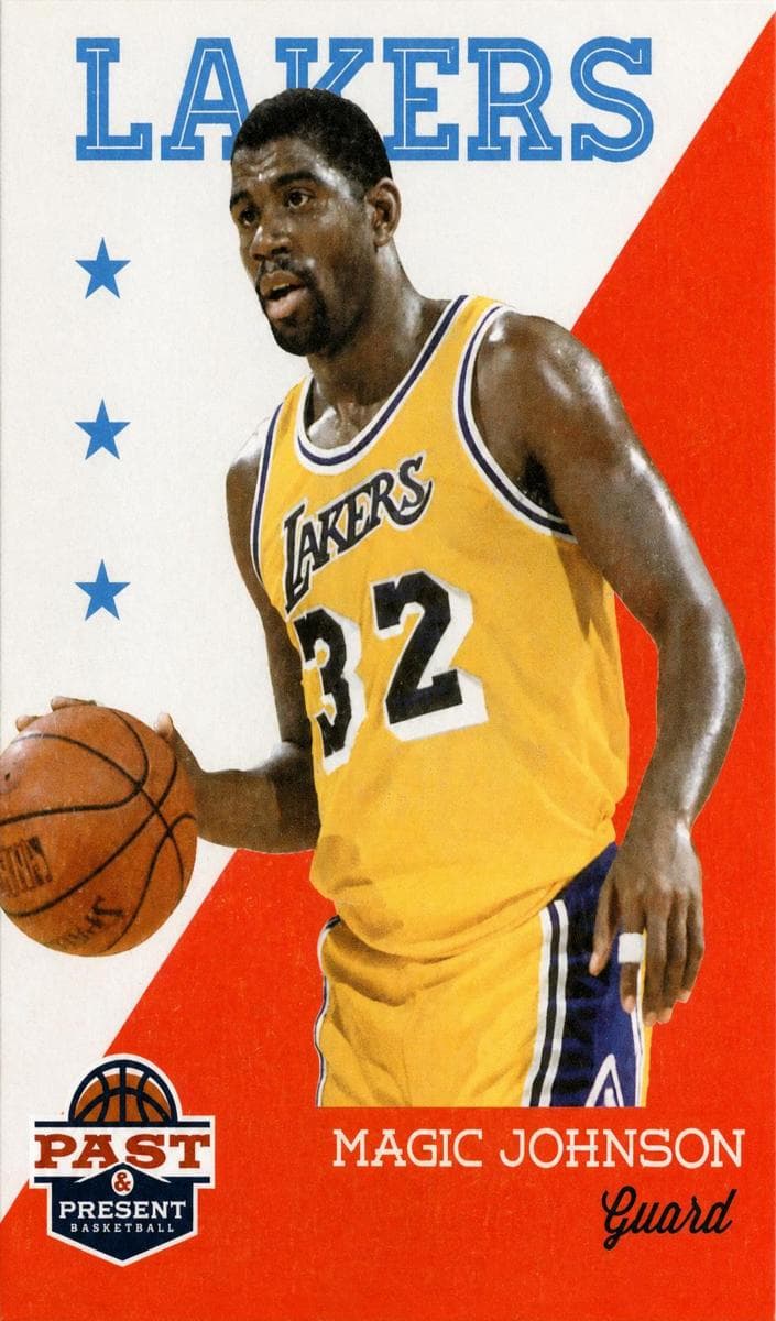 Magic Johnson 2011 panini