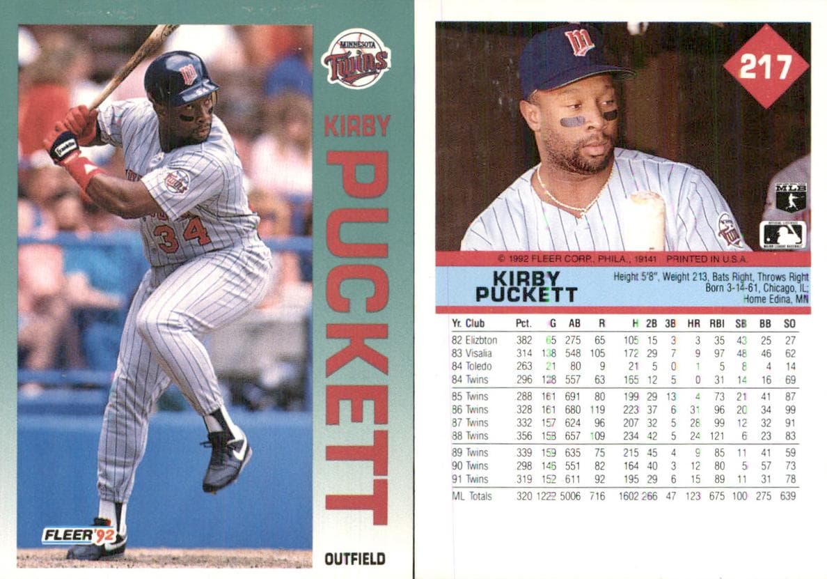 Kirby Puckett #217