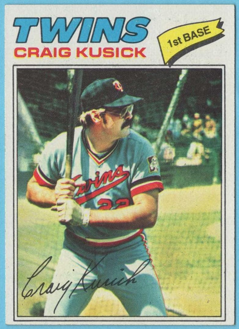 Craig Kusick 1977 topps Topps