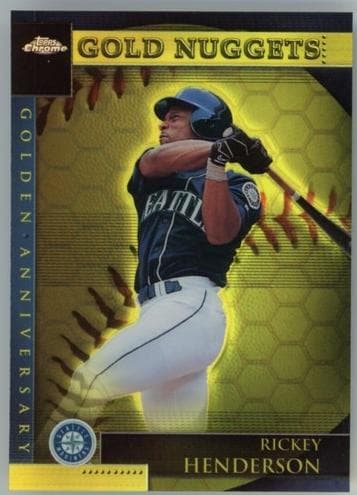 Rickey Henderson 2001 topps Topps Chrome