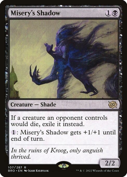 Misery's Shadow 2022 Magic: The Gathering Brother's War