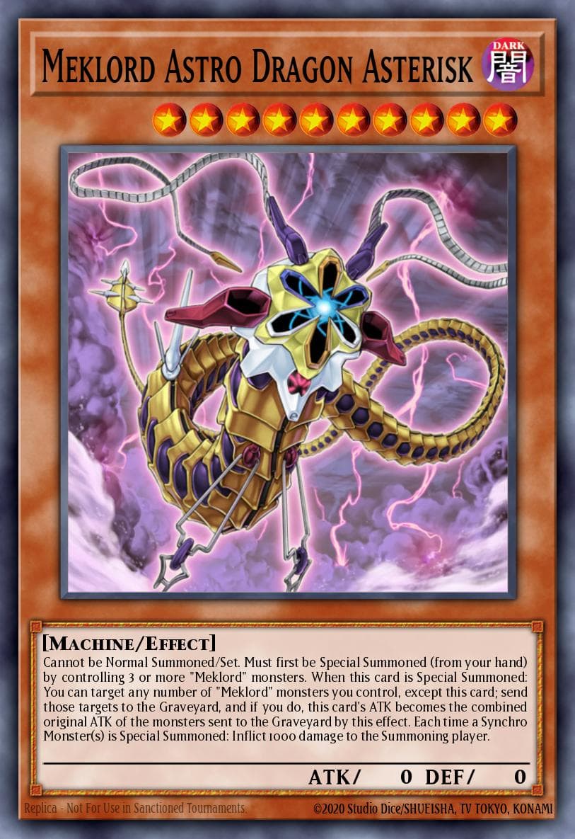 Meklord Astro Dragon Asterisk #EXVC-JP015