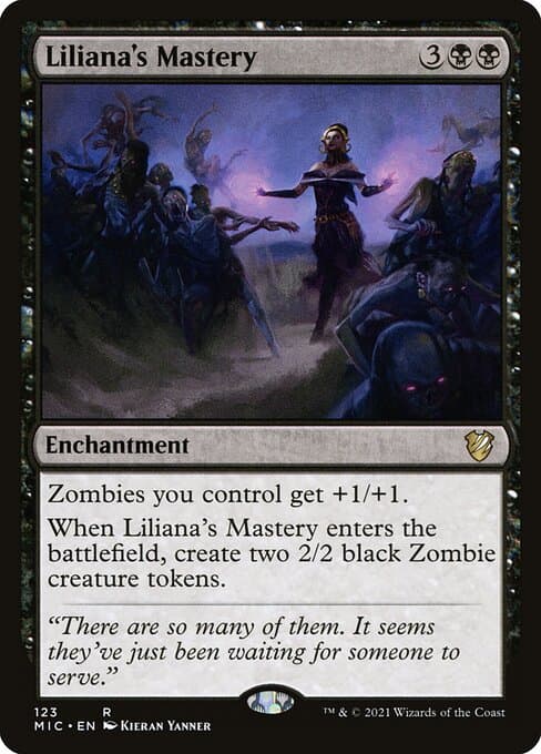 Liliana's Mastery 2021 Magic: The Gathering Midnight Hunt Commander