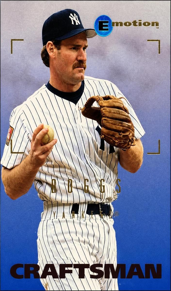 Wade Boggs 1995 skybox Emotion