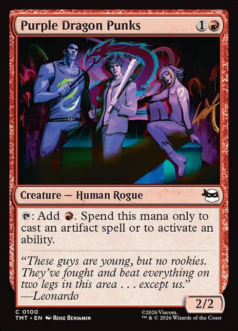 Purple Dragon Punks 2026 Magic: The Gathering Teenage Mutant Ninja Turtles