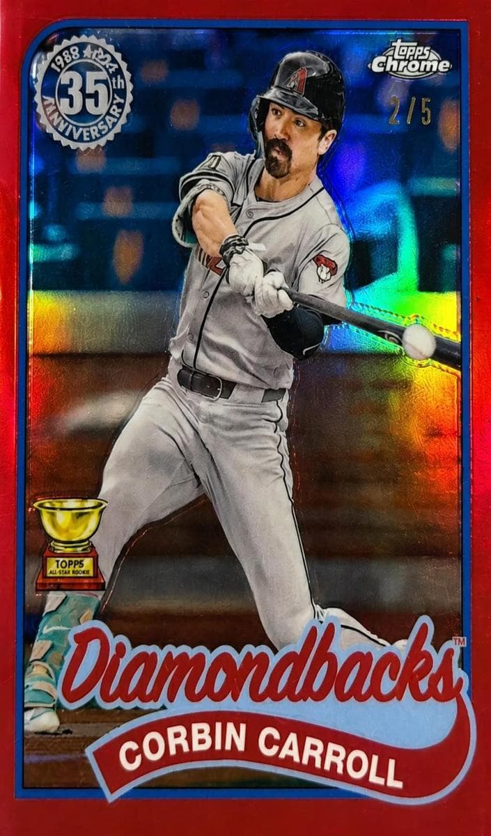 Corbin Carroll 2024 topps Topps Chrome Update