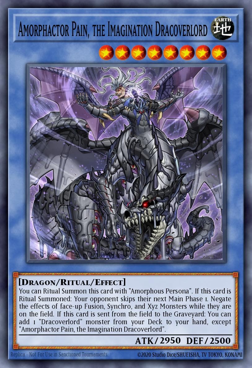 Amorphactor Pain, the Imagination Dracoverlord 2016 Yu-Gi-Oh!