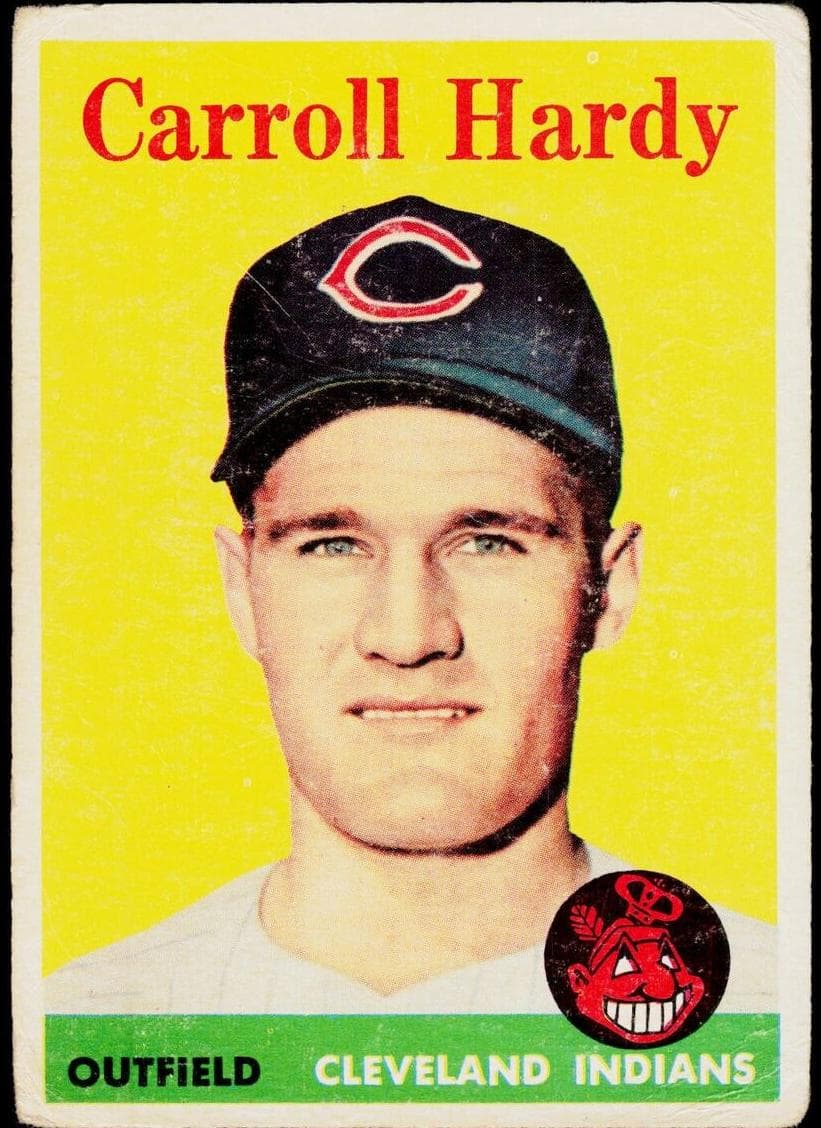 Carroll Hardy 1958 topps Topps