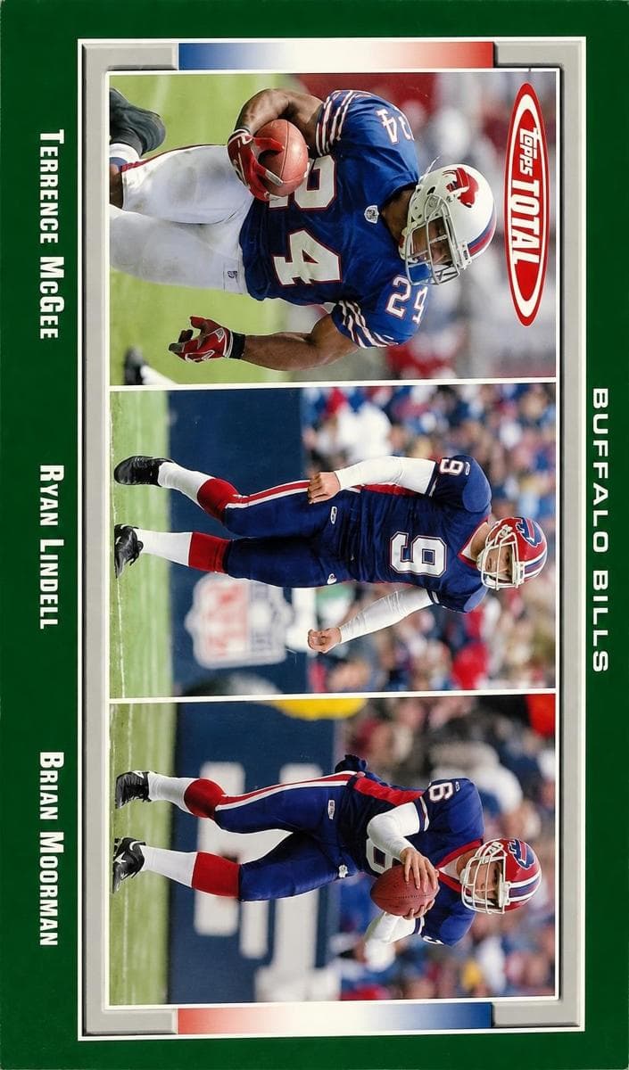 Rian Lindell / Terrence McGee / Brian Moorman 2006 topps