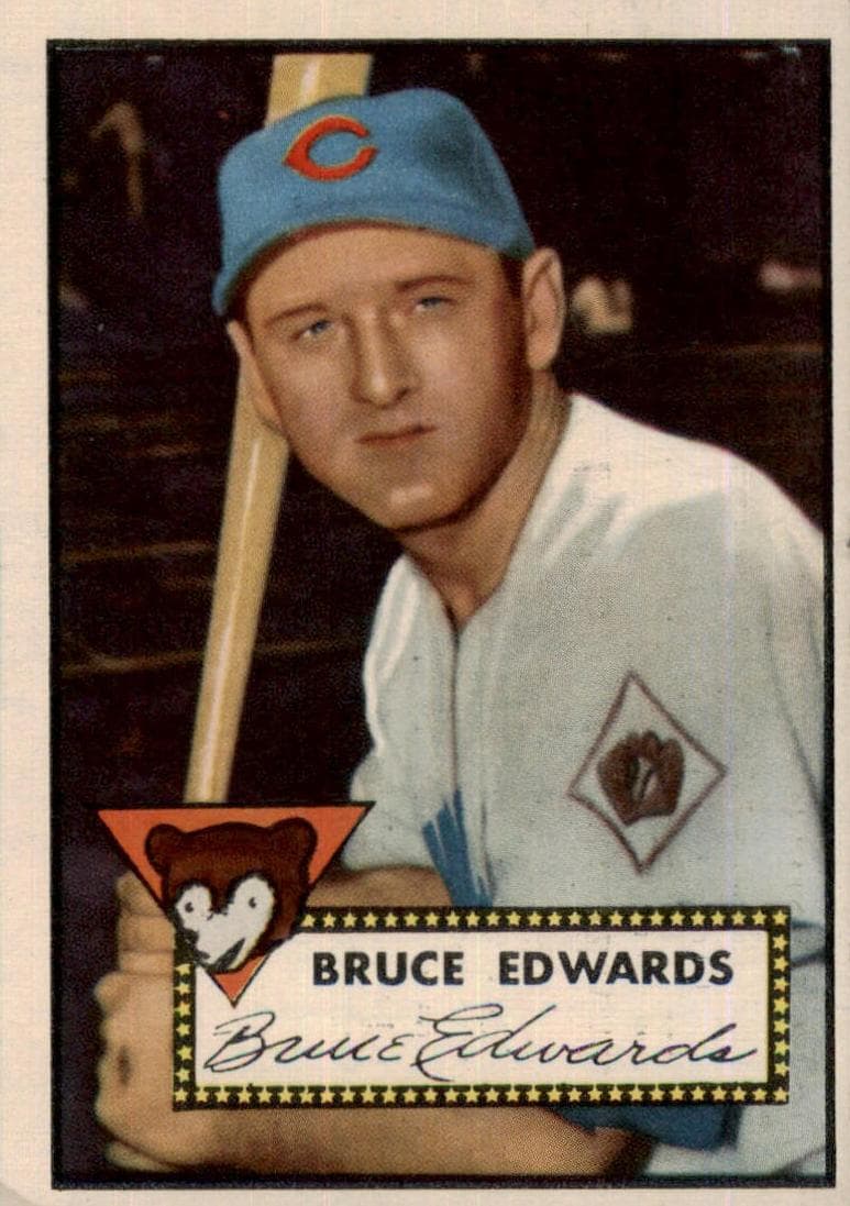 Bruce Edwards 1952 topps Topps