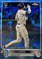 Josh Lowe 2022 topps Chrome Update Sapphire