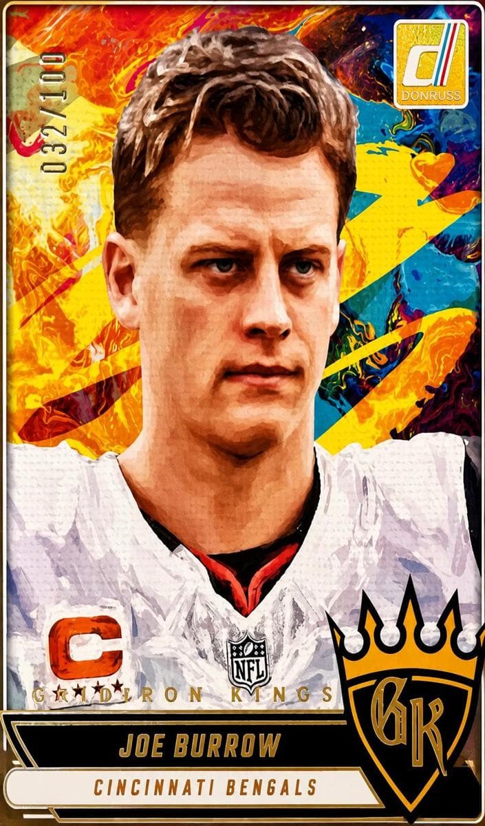 Joe Burrow 2025 panini Donruss