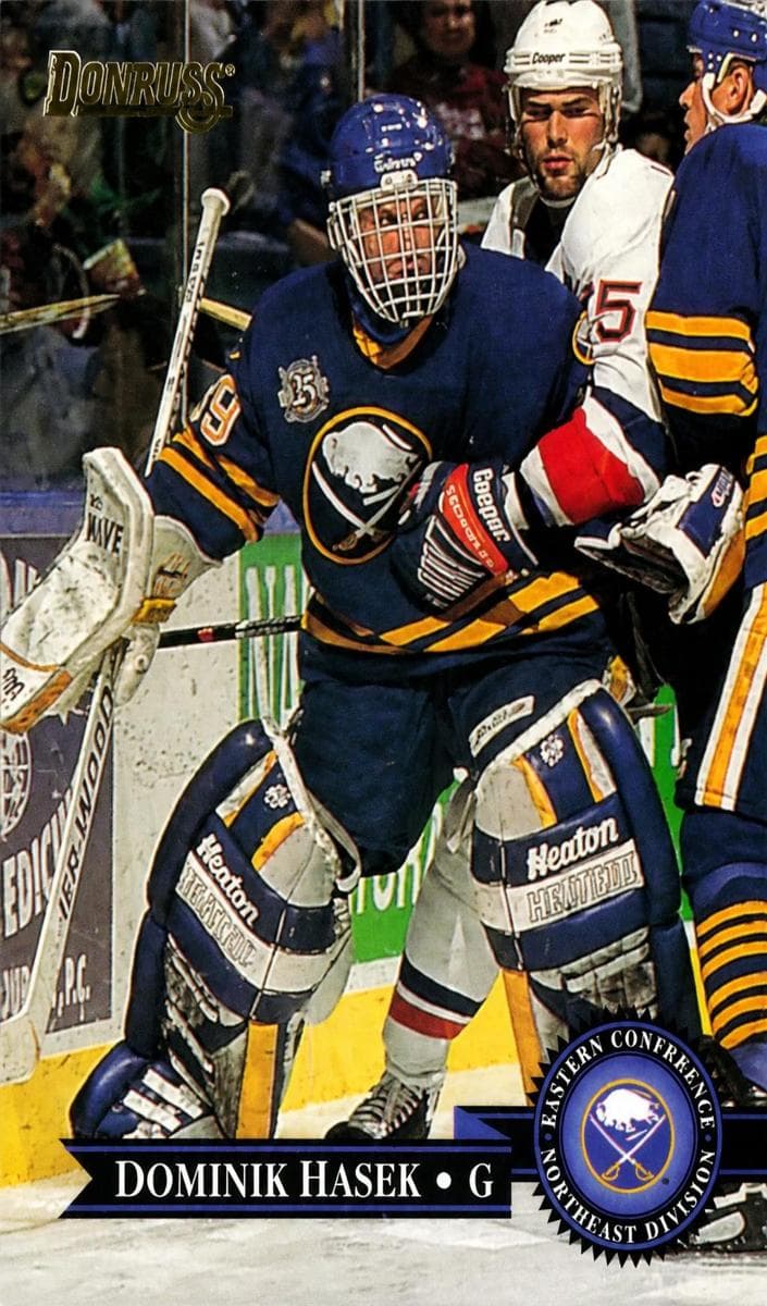 Dominik Hasek 1995 panini Donruss