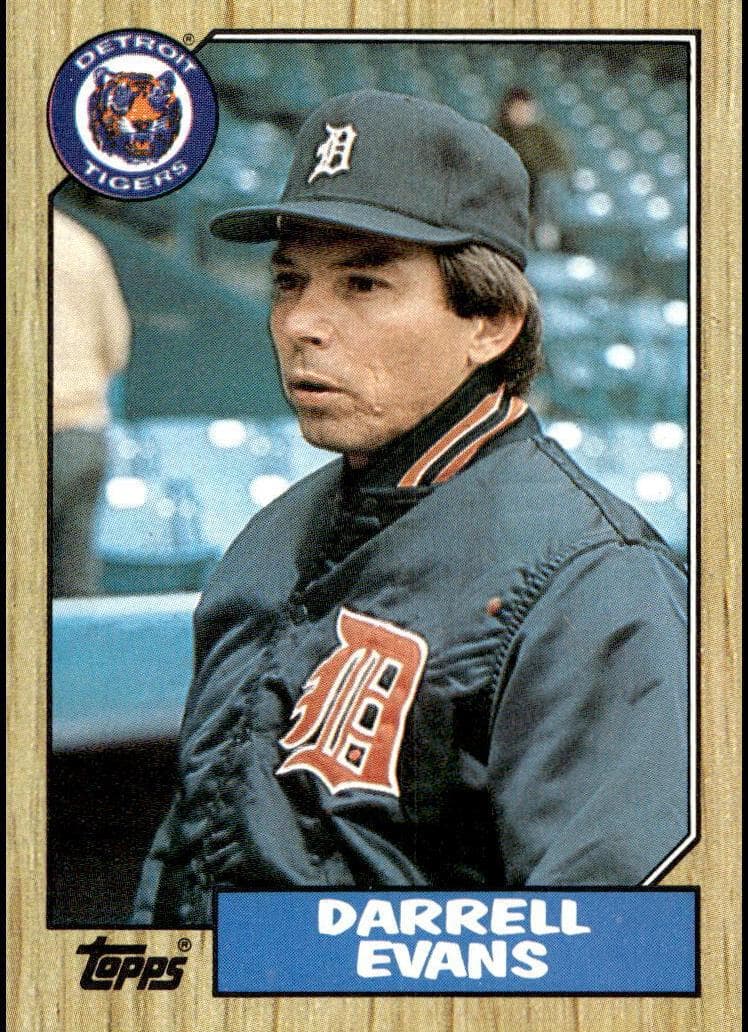 Darrell Evans 1987 topps Topps