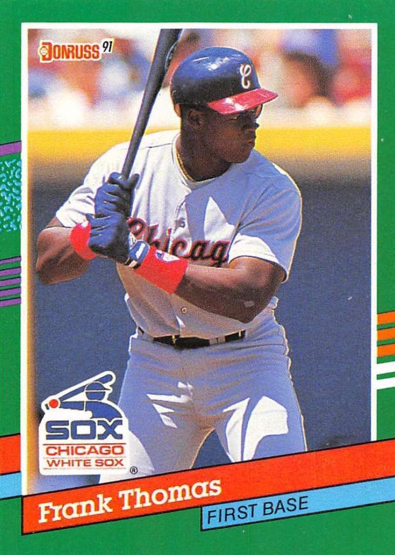Frank Thomas 1991 panini Donruss