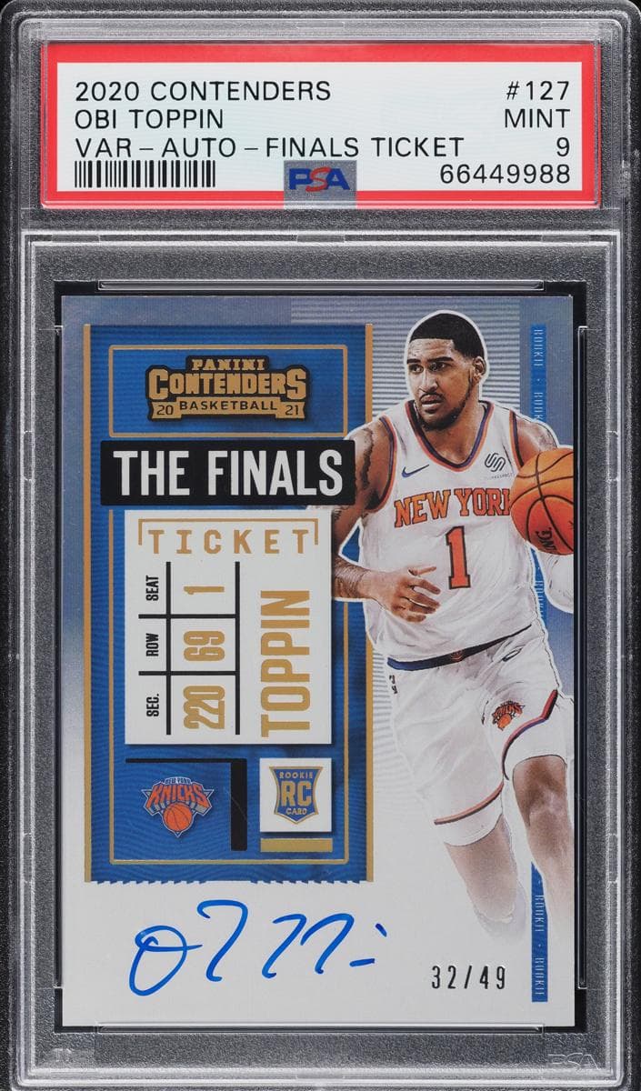 Obi Toppin 2020 panini Panini Contenders