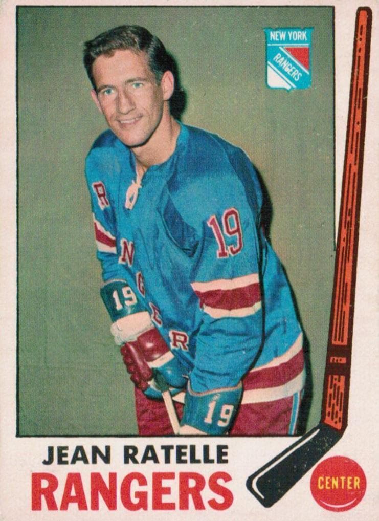 Jean Ratelle 1969 topps O-Pee-Chee