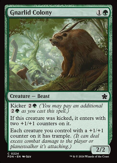 Gnarlid Colony 2020 Magic: The Gathering Zendikar Rising