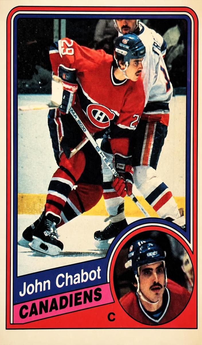 John Chabot trading card
