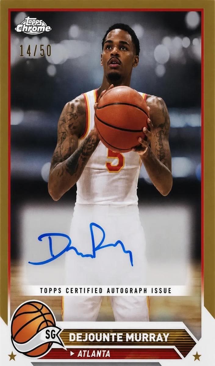Dejounte Murray 2023 topps Topps Chrome