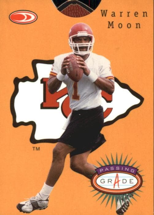 Warren Moon 1999 panini Preferred Qbc Passing Grade