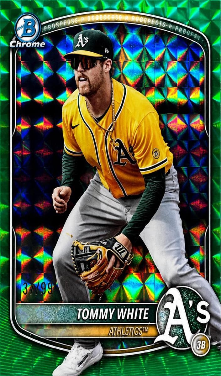 Tommy White 2025 bowman Bowman Draft Chrome