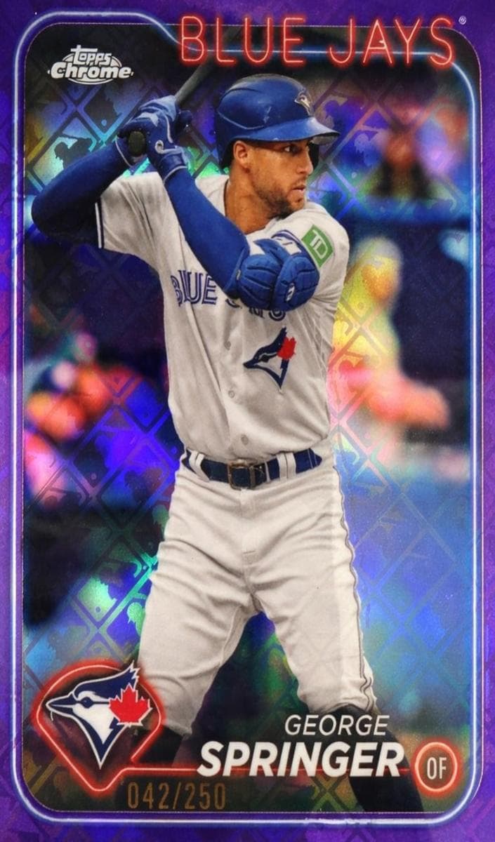 George Springer trading card