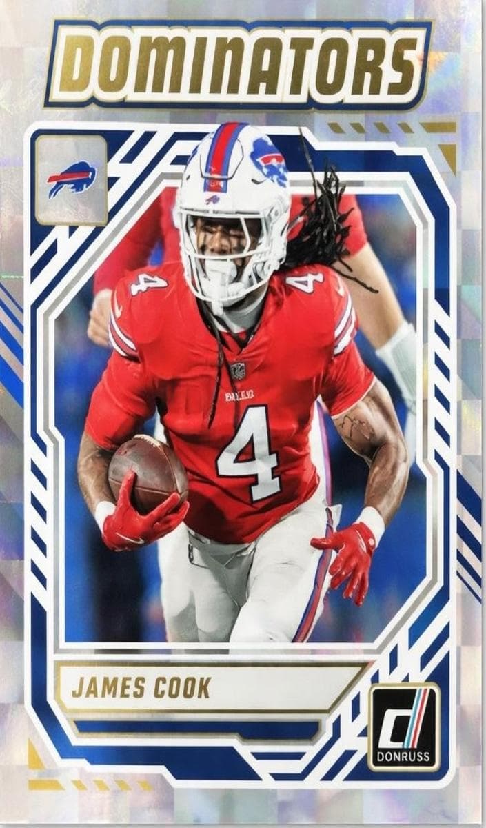 James Cook 2025 panini Donruss