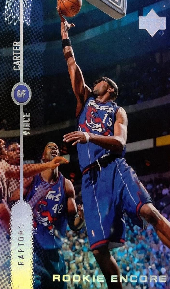 Vince Carter 1998 upper-deck Encore