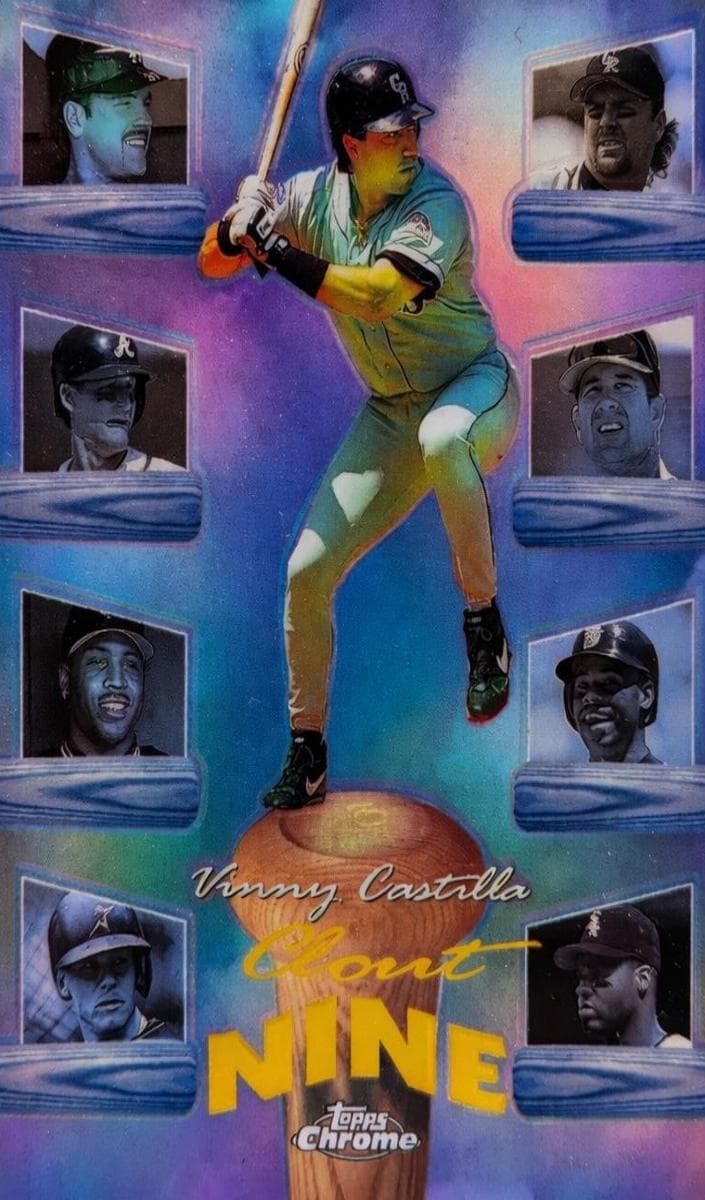 Vinny Castilla 1998 topps Topps Chrome