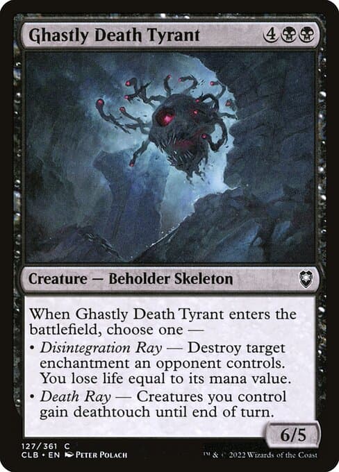 Ghastly Death Tyrant 2022 Magic: The Gathering Commander Legends: Battle for Baldur's Gate