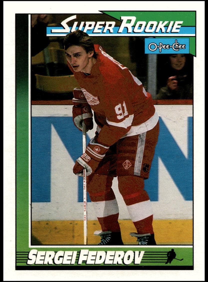 Sergei Fedorov 1991 topps