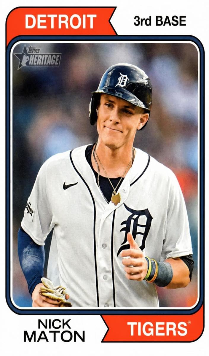 Nick Maton trading card