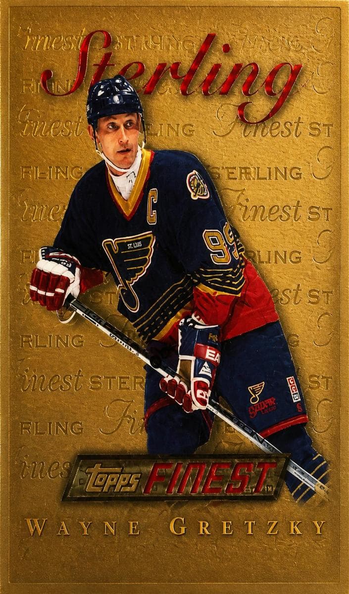 Wayne Gretzky 1995 topps Topps Finest
