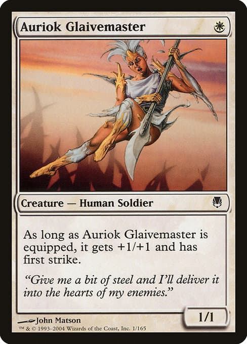 Auriok Glaivemaster 2004 Magic: The Gathering Darksteel