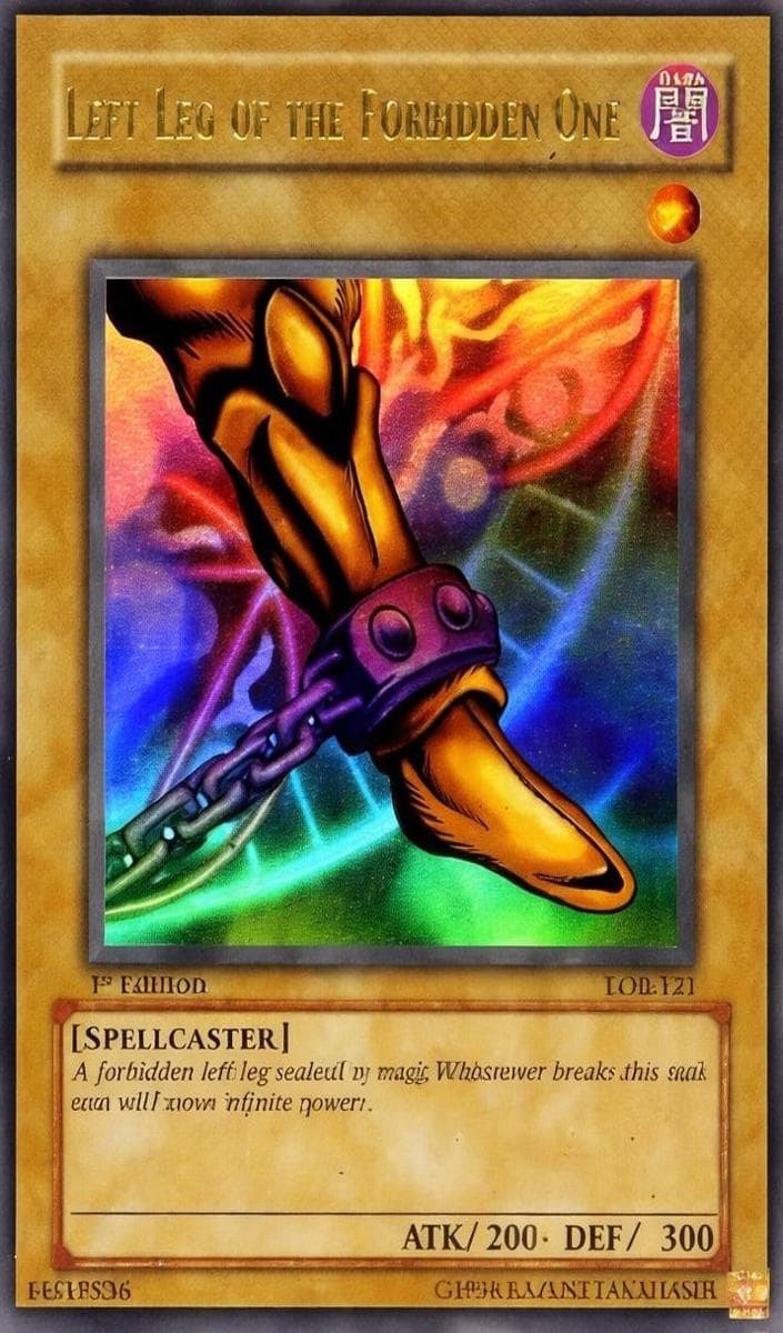 Left Leg of the Forbidden One #LOB-121