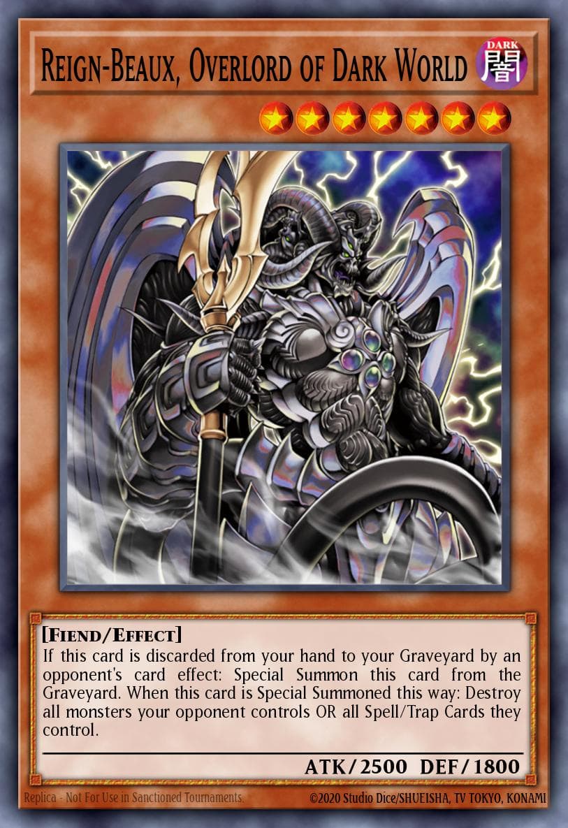 Reign-Beaux, Overlord of Dark World #SR13-EN004