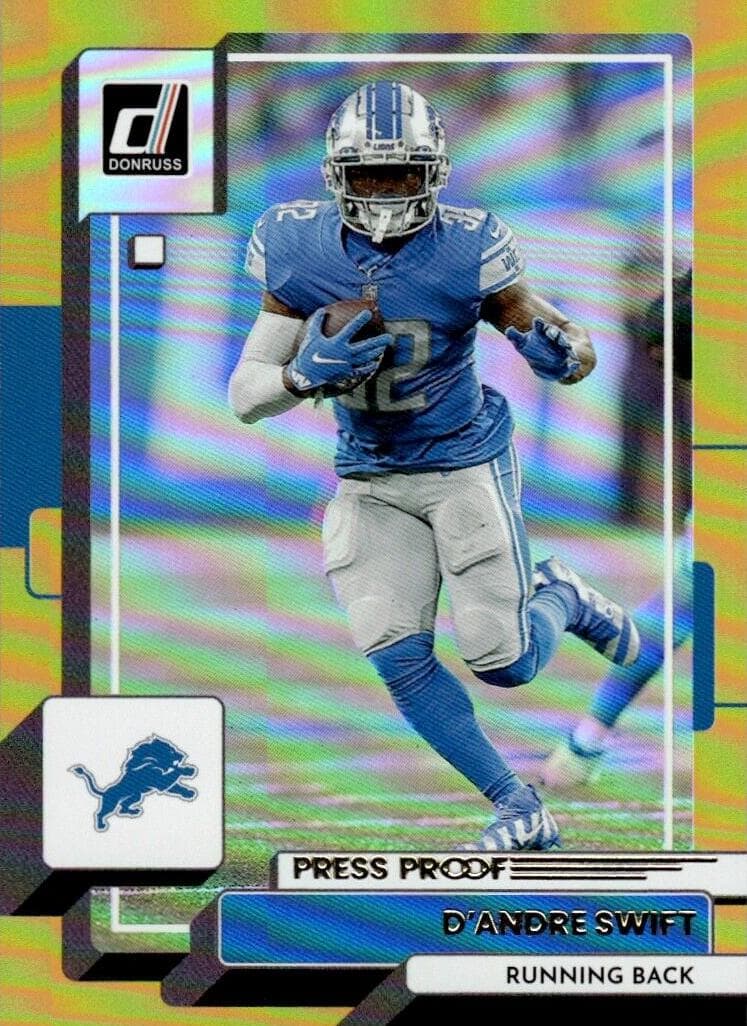 D'Andre Swift 2022 panini Donruss