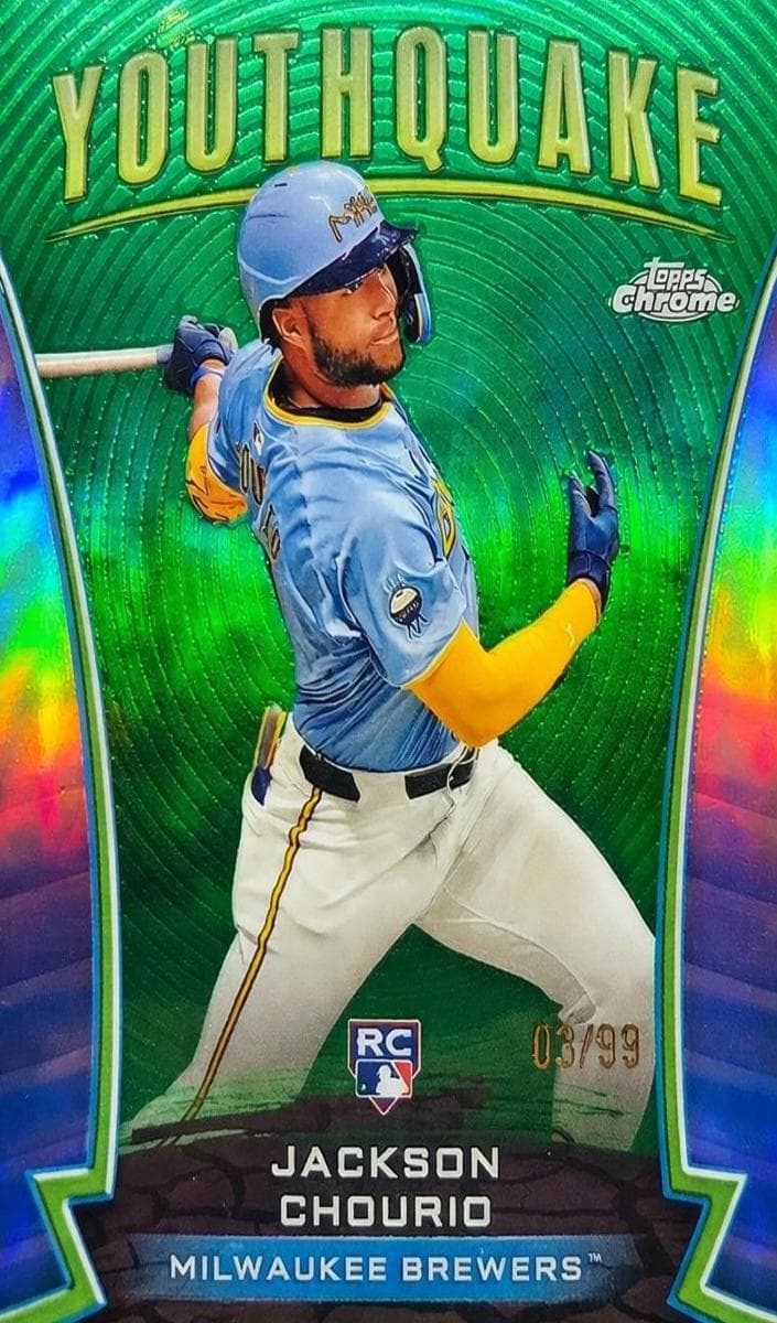 Jackson Chourio 2024 topps Topps Chrome Update