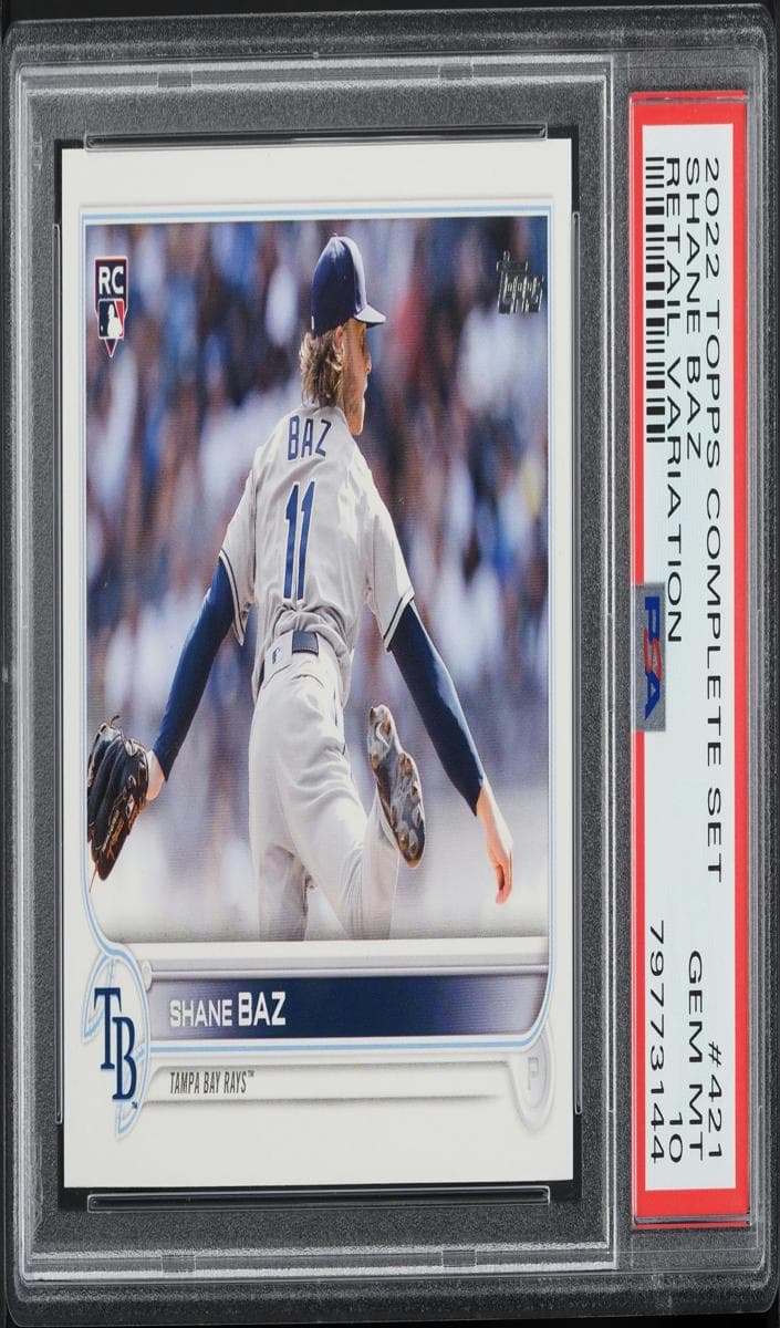 Shane Baz 2022 topps Topps Chrome Sapphire Edition