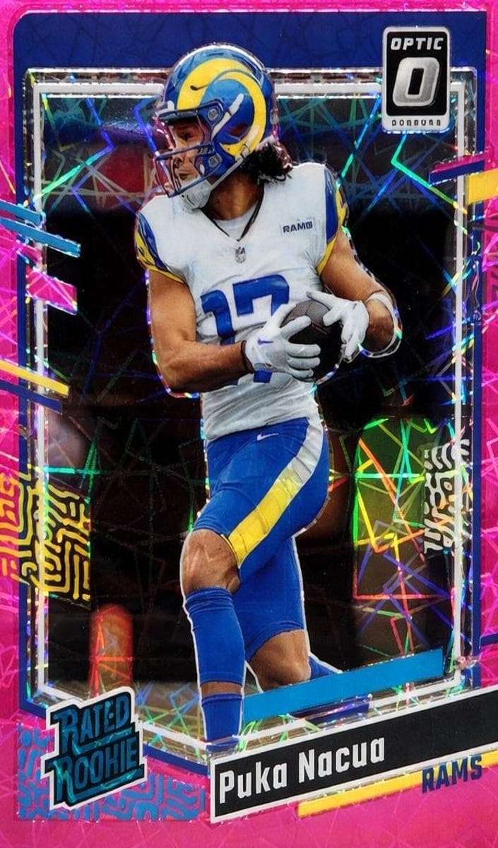 Puka Nacua 2023 Donruss Optic rookie card