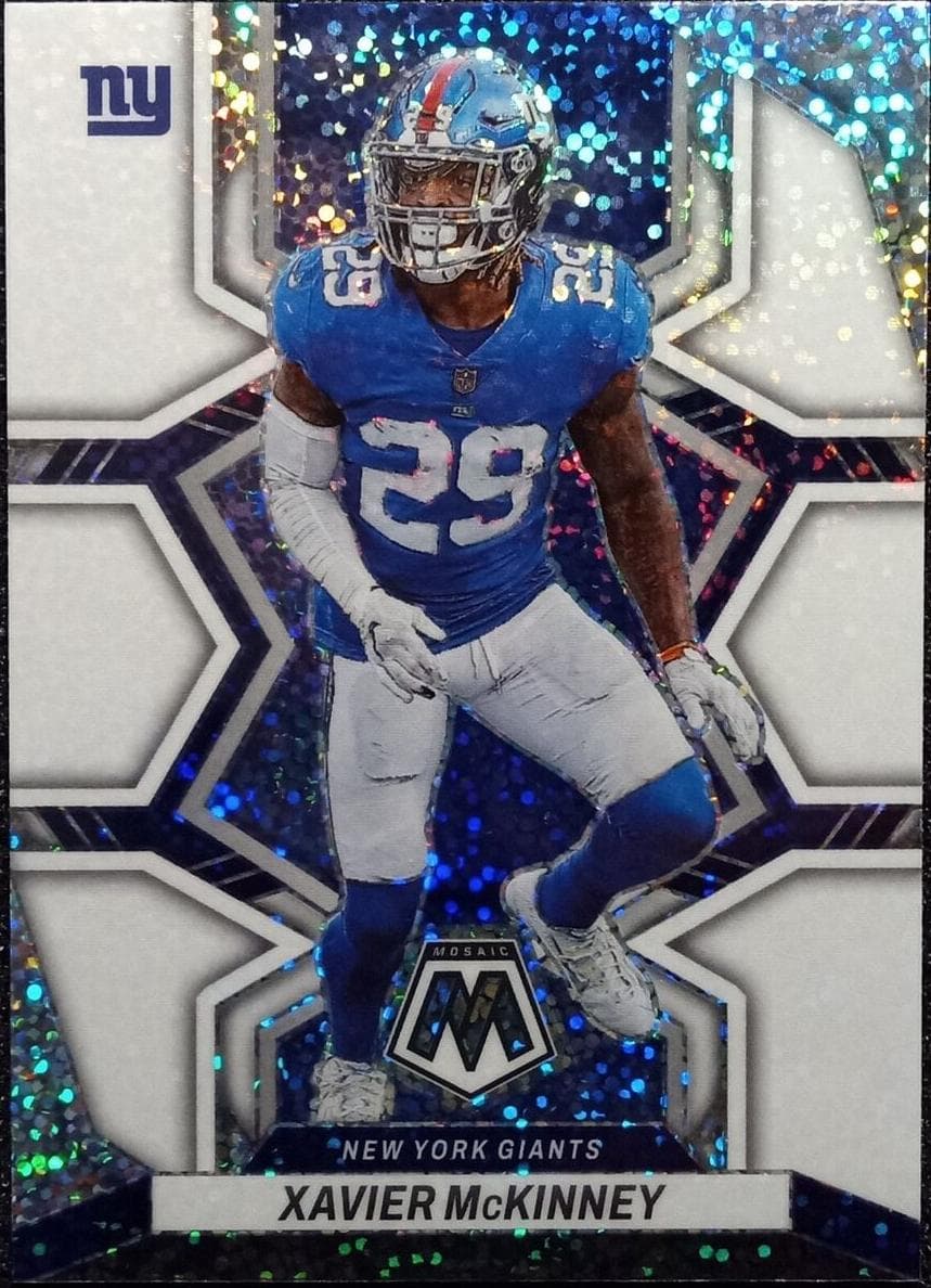 Xavier McKinney 2022 panini Panini Mosaic